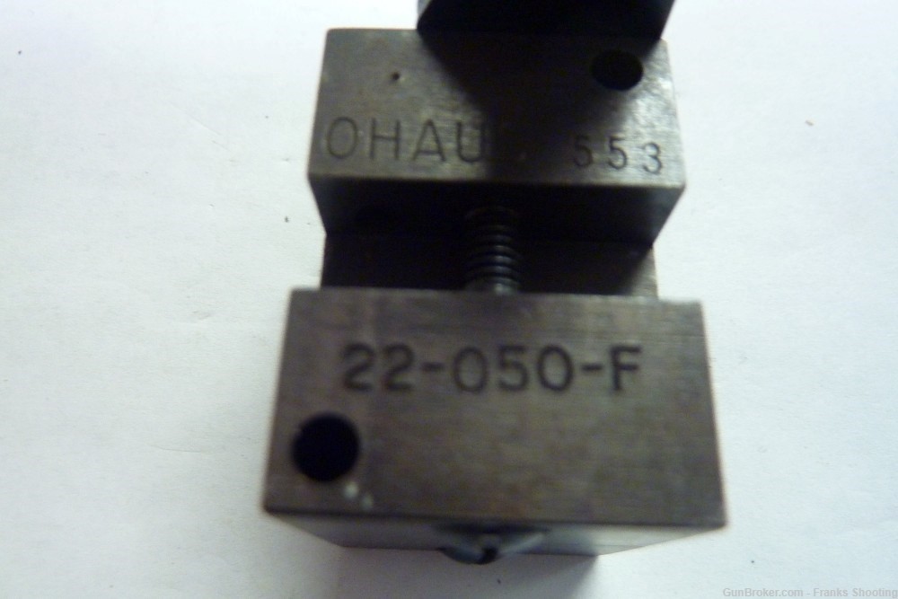 OHAUS SINGLE CAVITY BULLET MOULD 22 CAL 50 GR-img-2