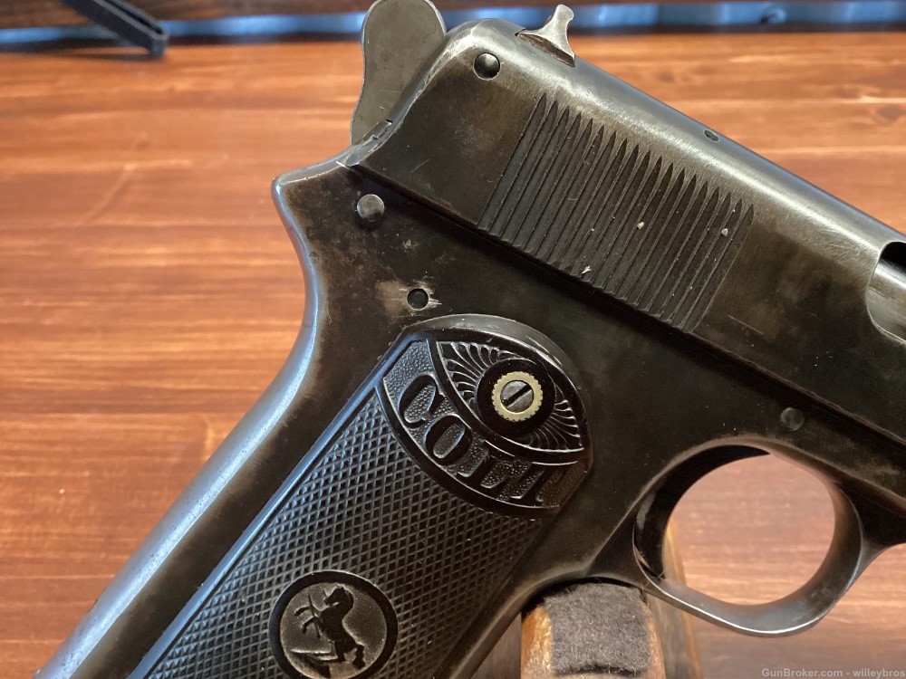 1909 Colt 1902 .38 acp 6” bbl Original Grips and Finish C&R -img-8