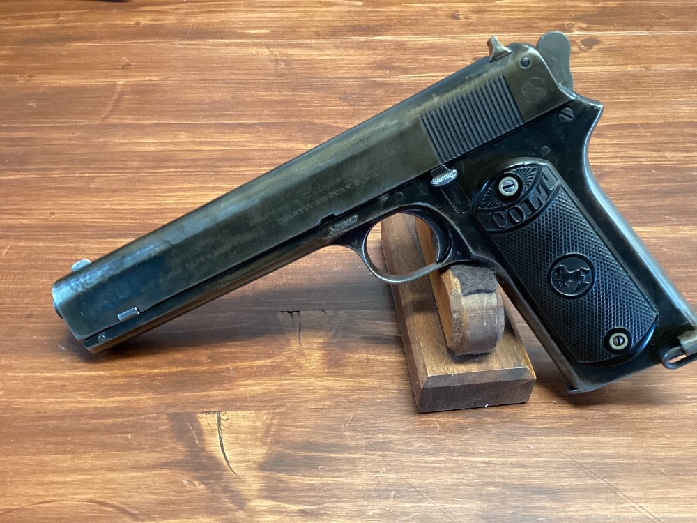 1909 Colt 1902 .38 acp 6” bbl Original Grips and Finish C&R -img-5