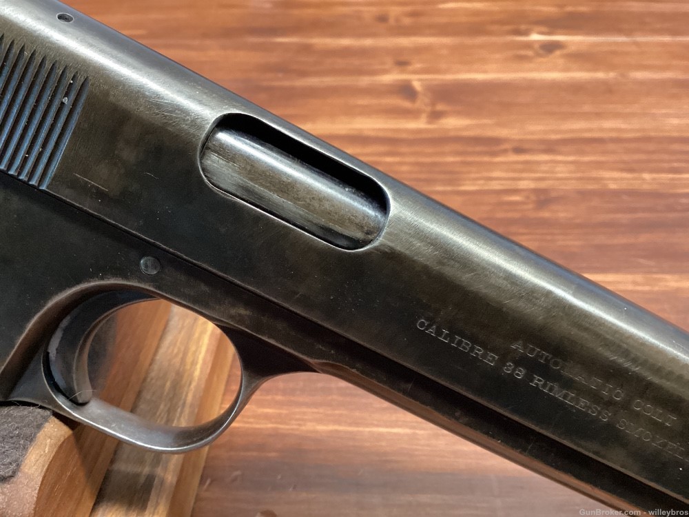1909 Colt 1902 .38 acp 6” bbl Original Grips and Finish C&R -img-2