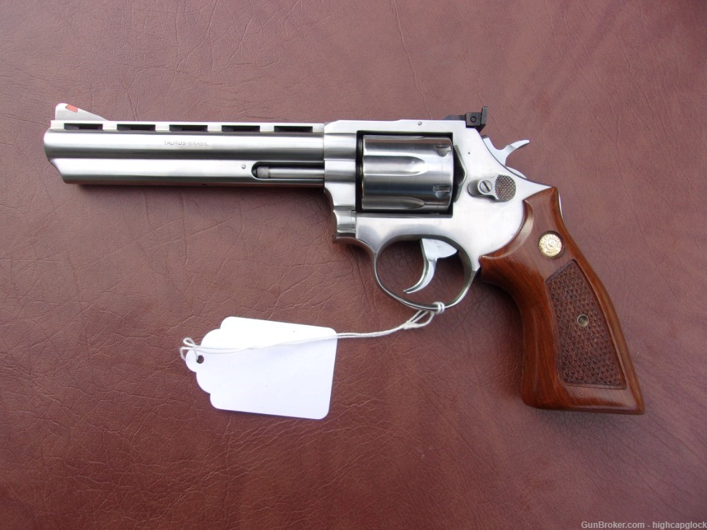 Taurus 689 .357 Mag Stainless Revolver w/ Vented Rib 6" Barrel NICE $1START-img-5