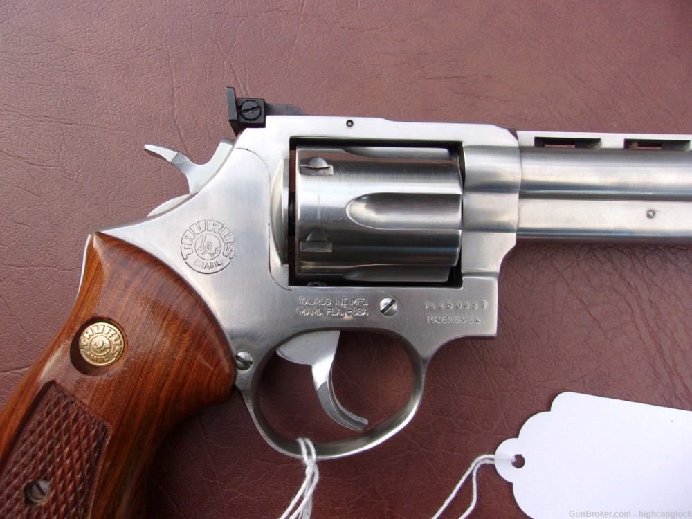Taurus 689 .357 Mag Stainless Revolver w/ Vented Rib 6" Barrel NICE $1START-img-3