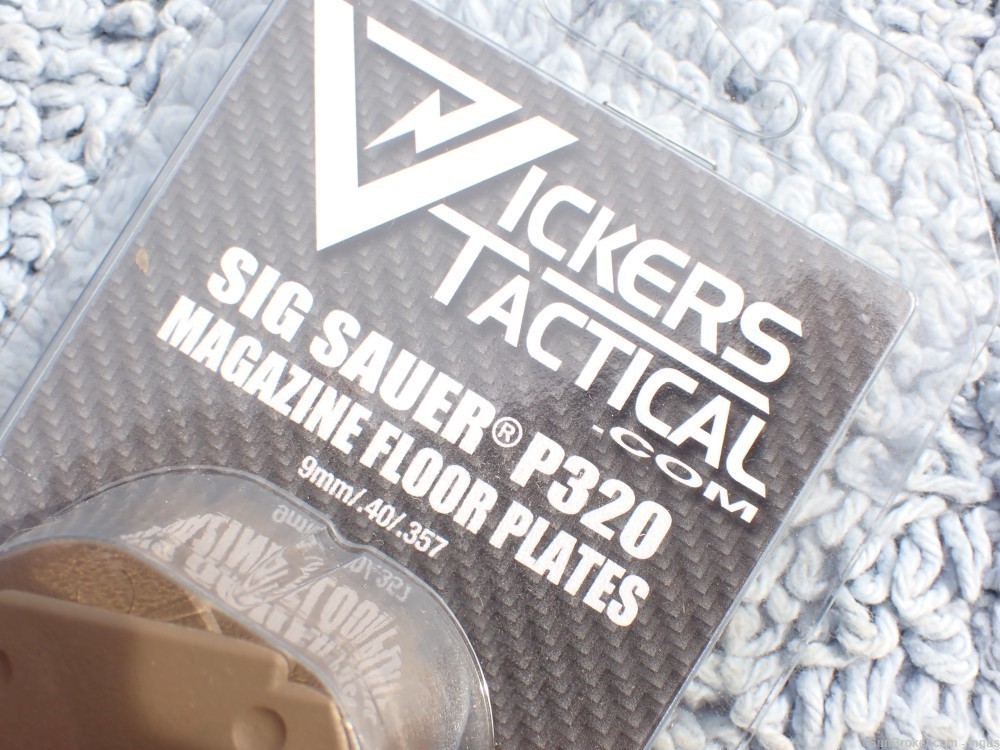 VICKERS TACTICAL SIG P320 9MM 40S&W 357SIG MAGAZINE FLOOR PLATES (NIB) -img-4