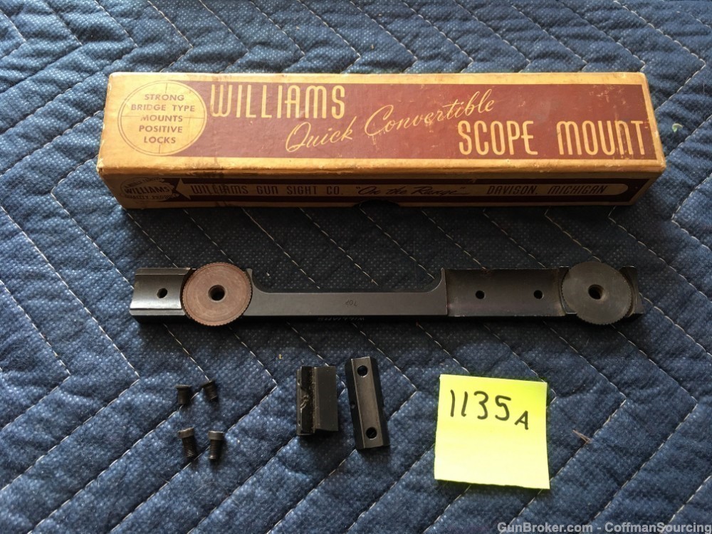 1135a) Vintage Williams Quick Convertible Scope Mount 70 PR-img-2