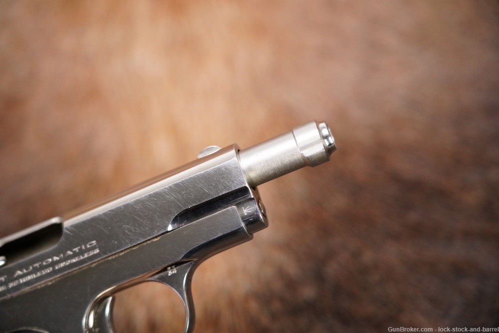 Colt 1903 Pocket Hammerless Type 3 .32 ACP Semi-Auto Pistol Nickel 1921 C&R-img-11