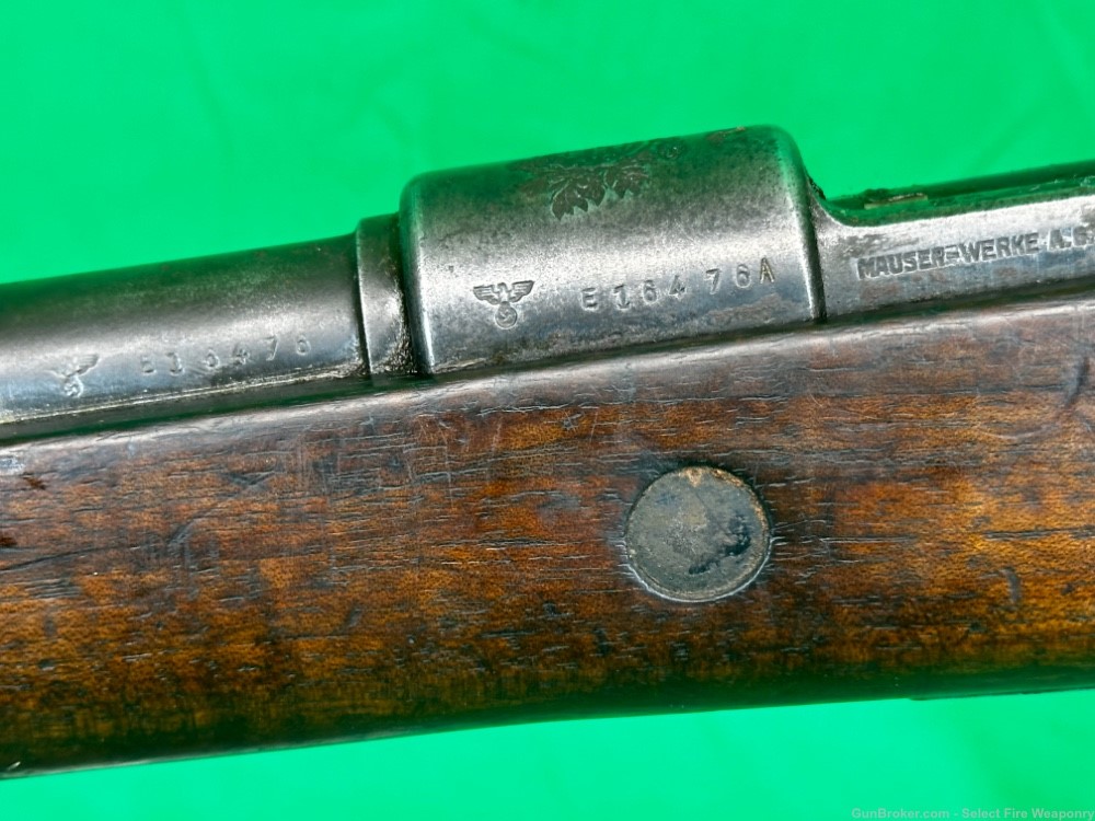 ALL MATCHING even the Bayonet! German Portuguese K98 8mm Mauser WW2 98 937A-img-19
