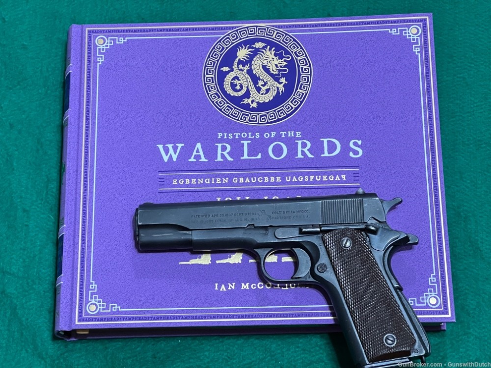 Rare CIA Linked WW2 Chinese Warlord Era Colt 1911A1 Pistol 1944 7.63x25mm-img-0