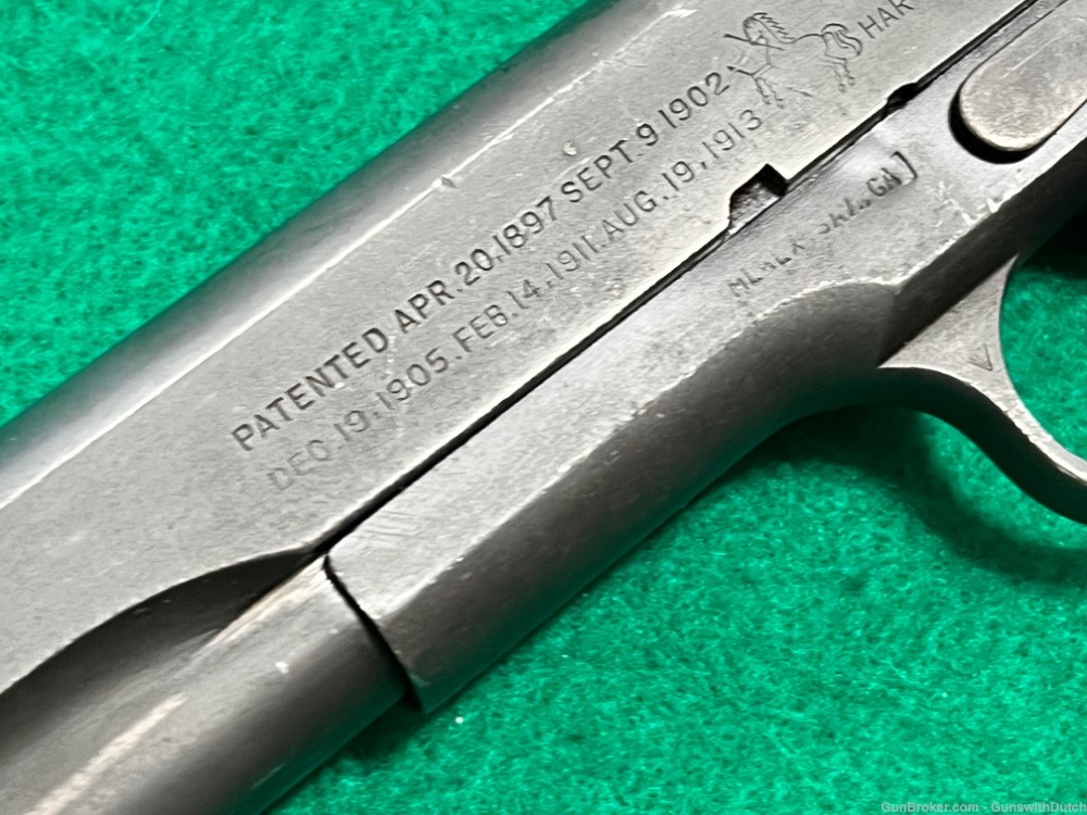 Rare CIA Linked WW2 Chinese Warlord Era Colt 1911A1 Pistol 1944 7.63x25mm-img-4