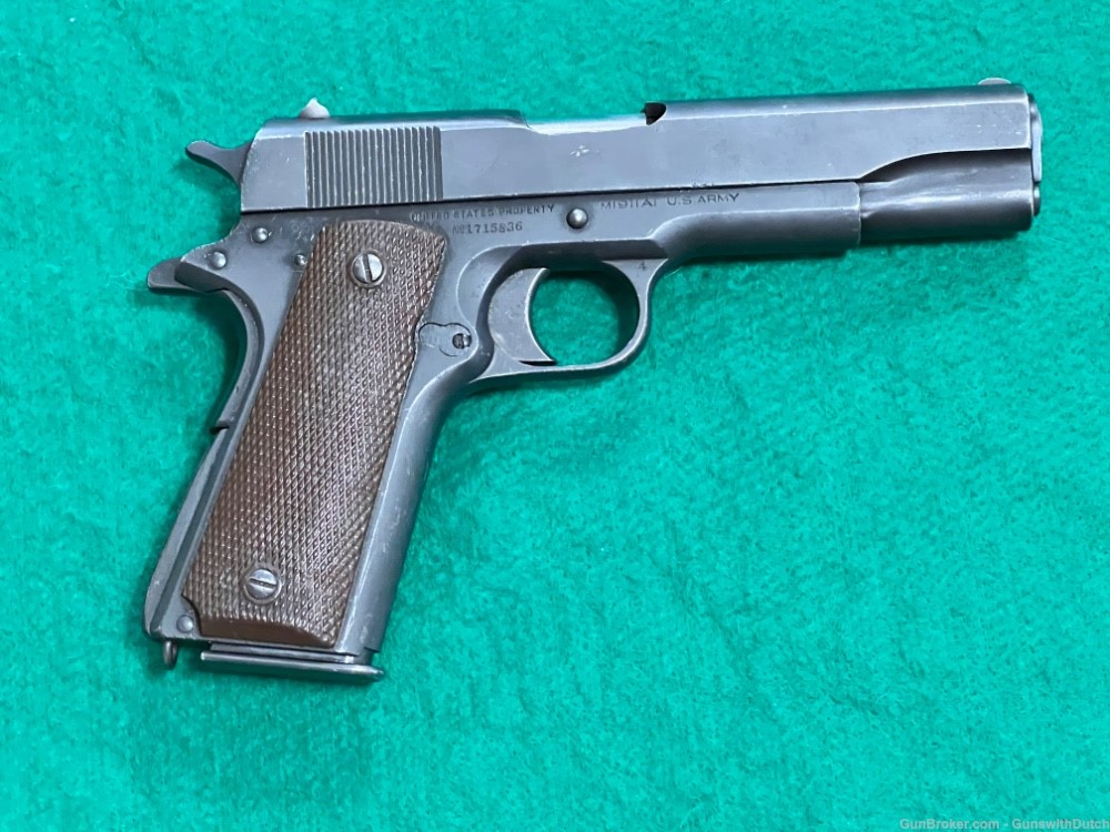 Rare CIA Linked WW2 Chinese Warlord Era Colt 1911A1 Pistol 1944 7.63x25mm-img-8