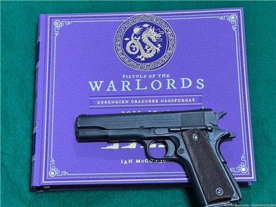 Rare CIA Linked WW2 Chinese Warlord Era Colt 1911A1 Pistol 1944 7.63x25mm