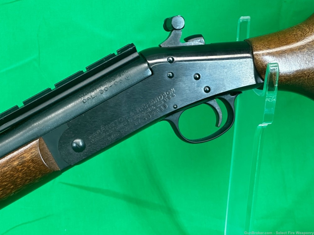 H&R Handi Rifle SB2 30-06 Single Shot 22” Bbl Blued Harrington & Richardson-img-11