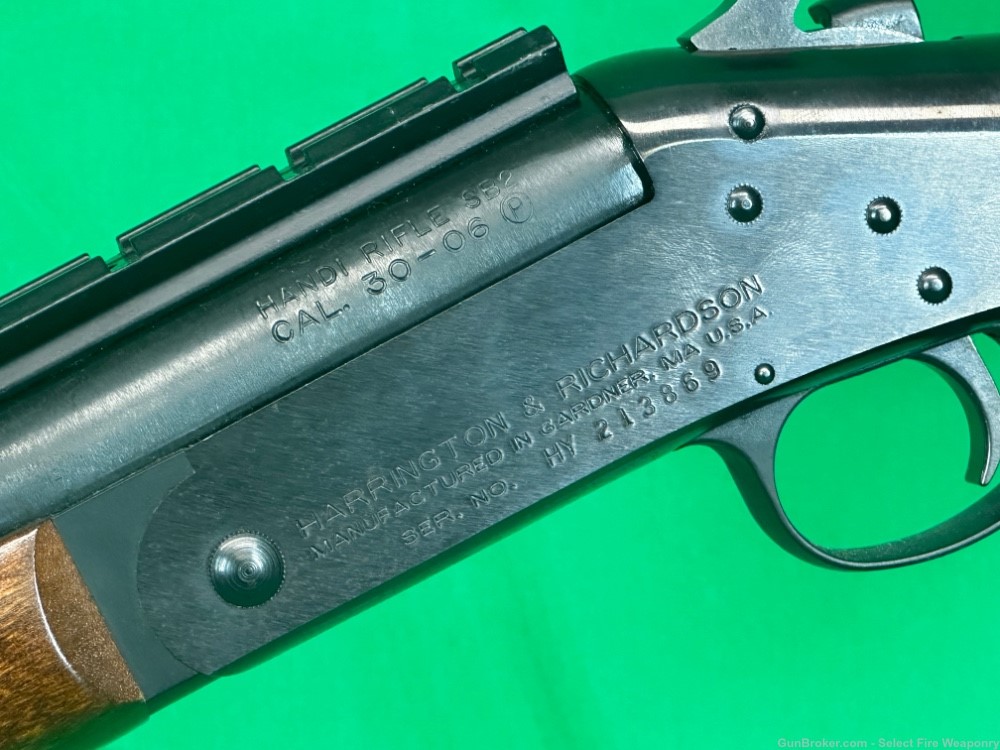 H&R Handi Rifle SB2 30-06 Single Shot 22” Bbl Blued Harrington & Richardson-img-16