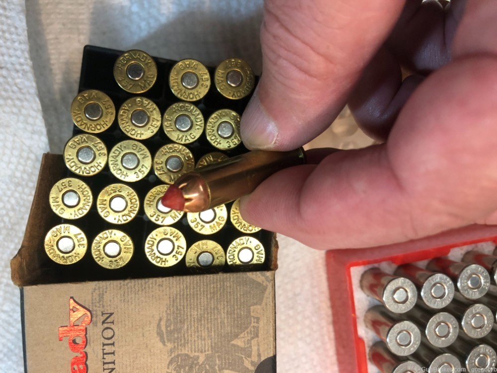 115 rounds .357 MAG, Hornady, Winchester, Federal, Frontier.-img-6