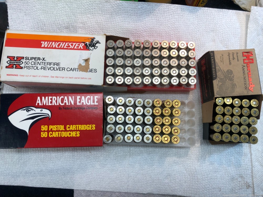 115 rounds .357 MAG, Hornady, Winchester, Federal, Frontier.-img-0