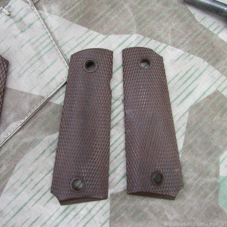 WWII Grips Post Barrel's Parts F Your 1911A1 1911 Fan Colt Rem Rand Ithaca -img-12