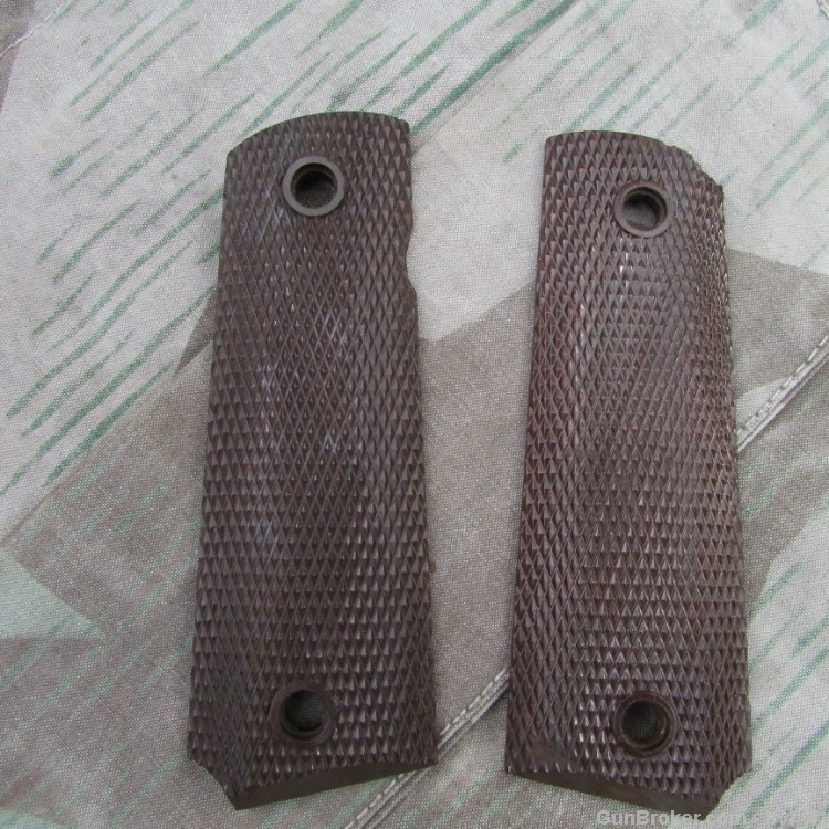 WWII Grips Post Barrel's Parts F Your 1911A1 1911 Fan Colt Rem Rand Ithaca -img-9