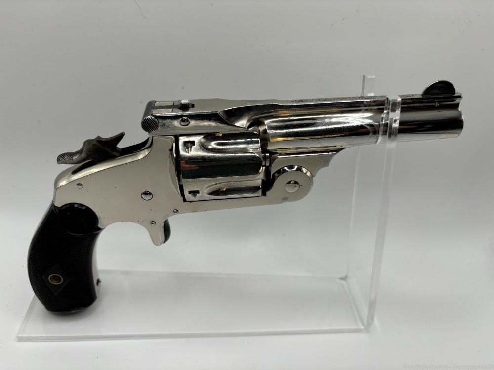 Great condition antique  S&W 2nd model .38 single action revolver with box-img-1