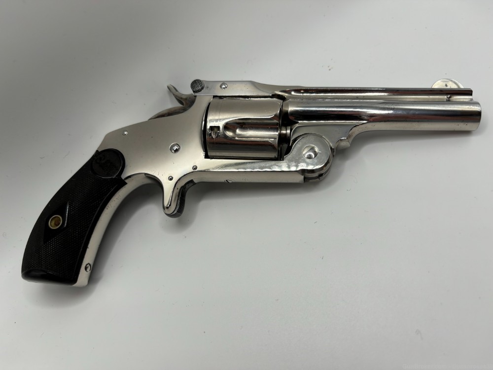 Great condition antique  S&W 2nd model .38 single action revolver with box-img-7
