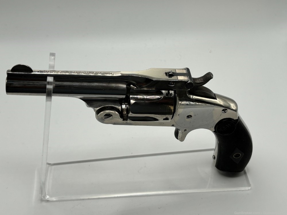 Great condition antique  S&W 2nd model .38 single action revolver with box-img-13