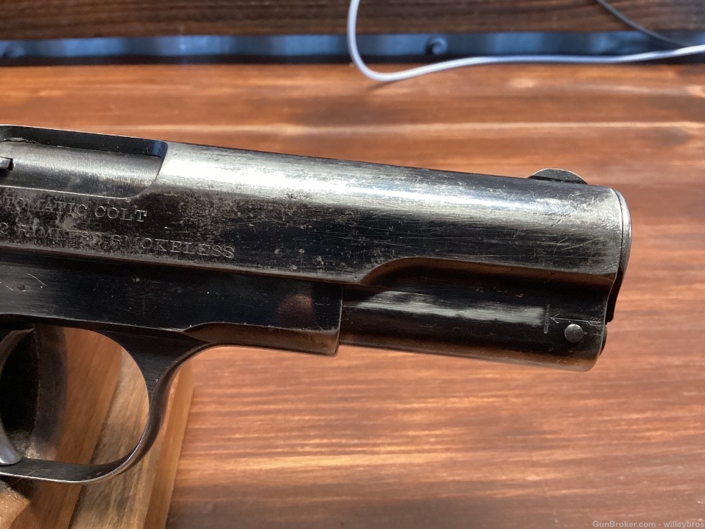 1904 Colt Model 1903 Pocket Hammerless .32 acp 3” Original Finish and Grips-img-3