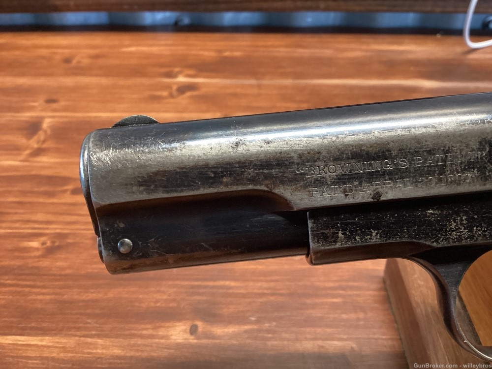 1904 Colt Model 1903 Pocket Hammerless .32 acp 3” Original Finish and Grips-img-5