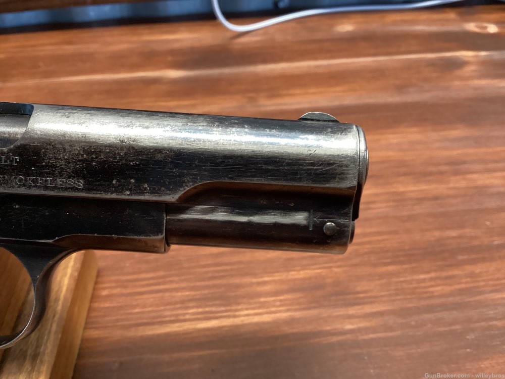 1904 Colt Model 1903 Pocket Hammerless .32 acp 3” Original Finish and Grips-img-18