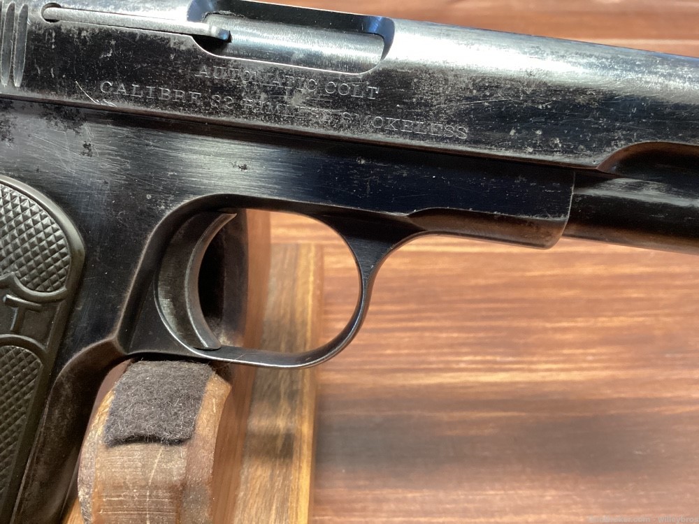 1904 Colt Model 1903 Pocket Hammerless .32 acp 3” Original Finish and Grips-img-16