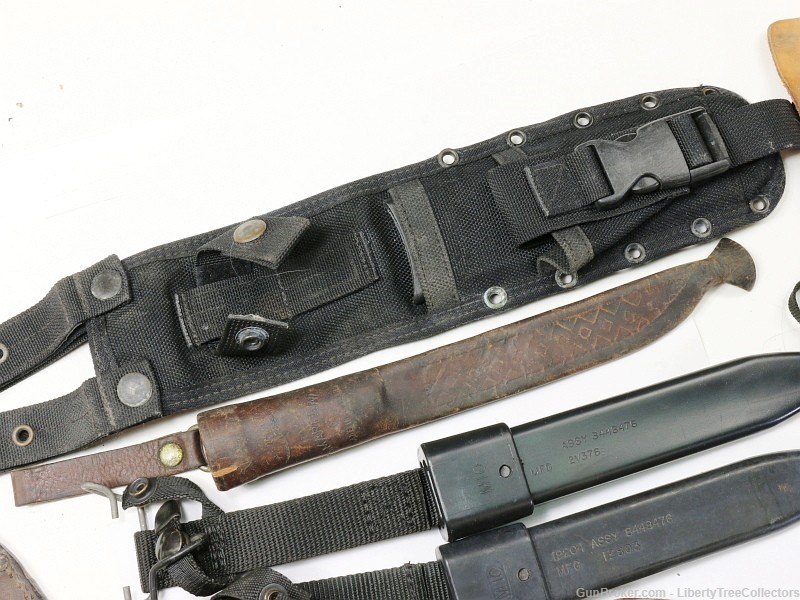Lot of Bayonet and Knife Scabbards-img-3
