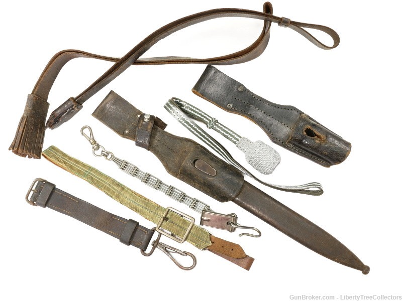 K98 Bayonet Scabbard Frog and Mixed Sword Hangers-img-0