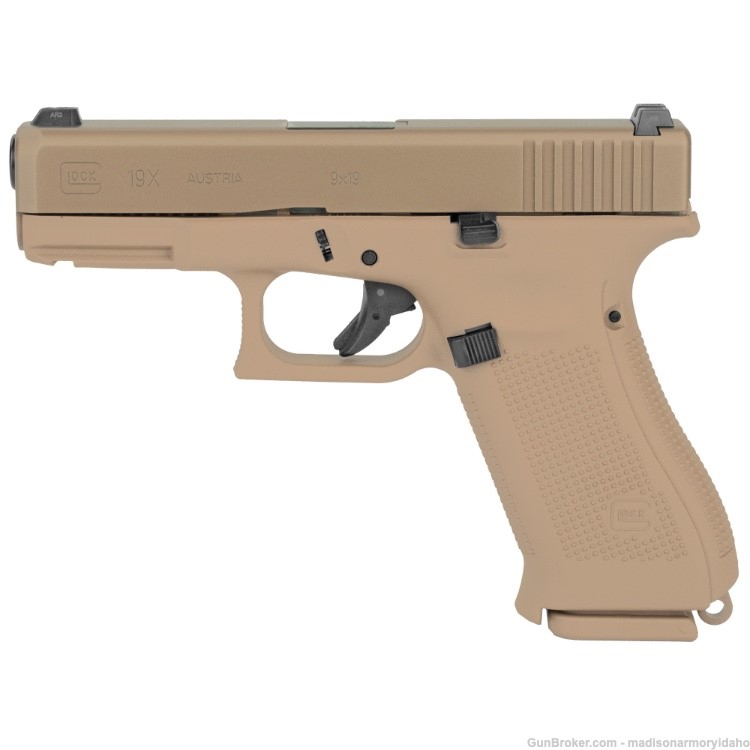 Glock 19X 9mm 19rd Night Sights NEW No CC Fees Free Shipping-img-0