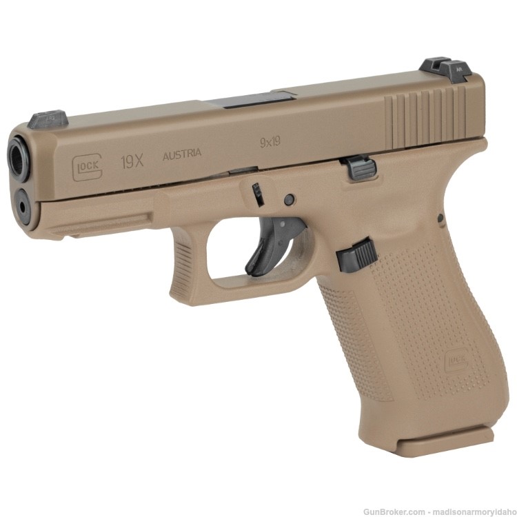 Glock 19X 9mm 19rd Night Sights NEW No CC Fees Free Shipping-img-2