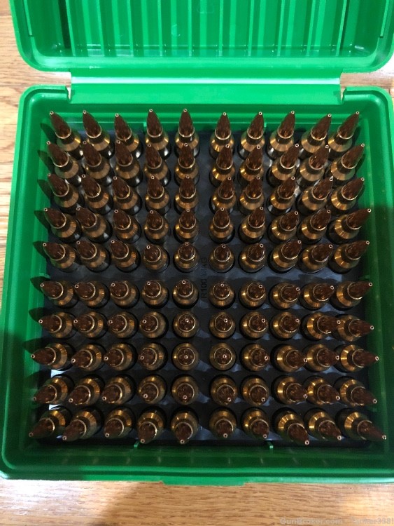 .300 WSM ammo 99 rounds. New Norma Brass. -img-0