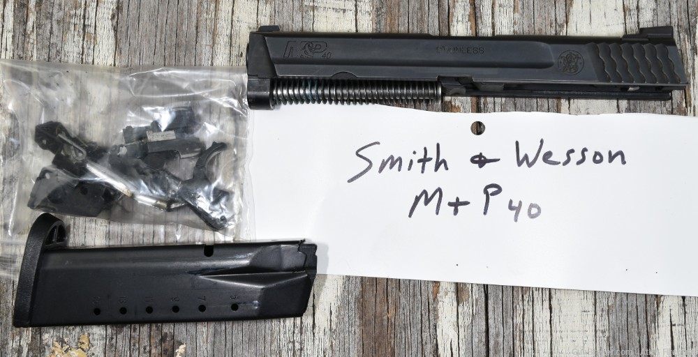 Smith & Wesson M&P40 Full Size Complete Slide, Barrel, Lower Parts & Mag-img-0