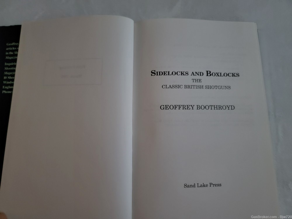 Sidelocks & Boxlocks: The Classic British Shotgun by Geoffrey Boothroyd-img-2
