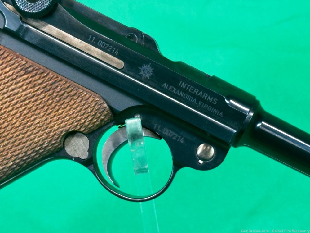 Commercial German Mauser Made Luger American Eagle MINT 9mm 6” barrel-img-5