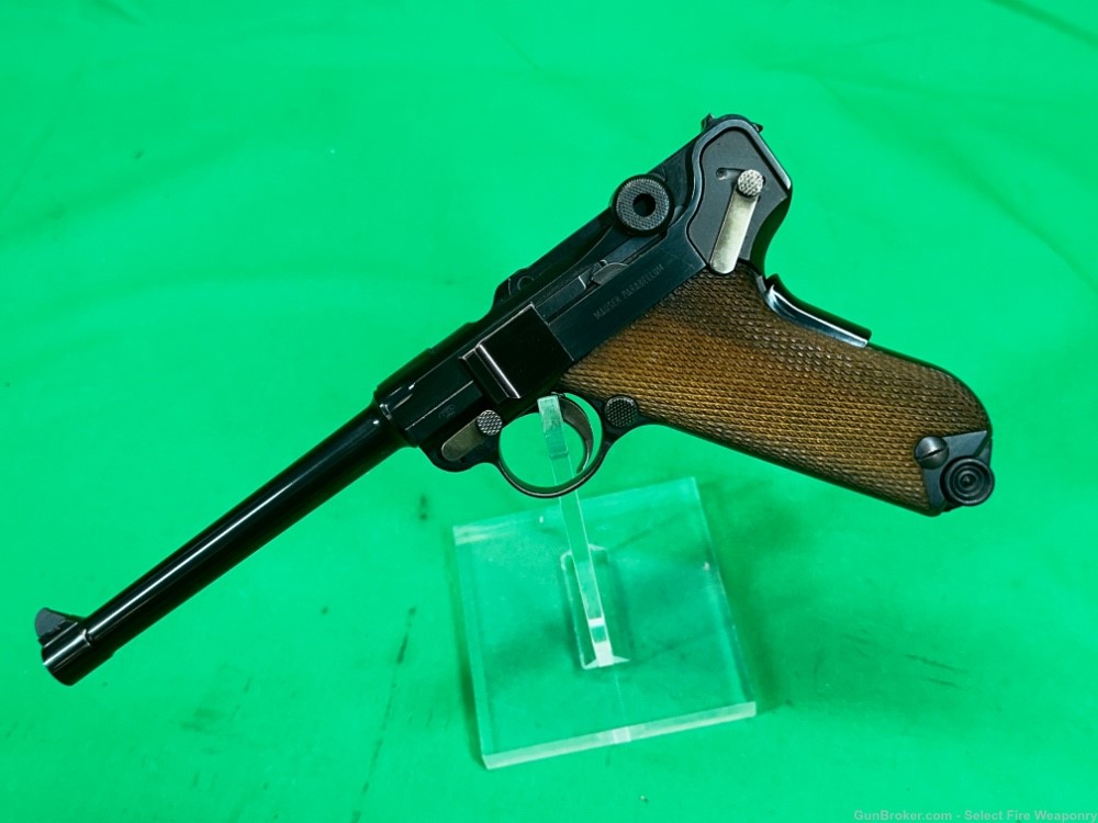 Commercial German Mauser Made Luger American Eagle MINT 9mm 6” barrel-img-14