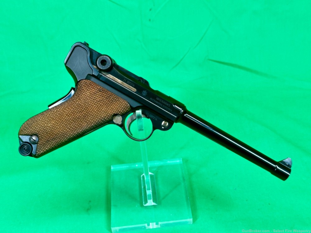 Commercial German Mauser Made Luger American Eagle MINT 9mm 6” barrel-img-0