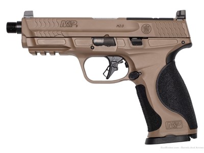Smith & Wesson 14163 M&P9 2.0 Metal Pistol. 9MM, 4. 625" BBL Threaded, FDE 