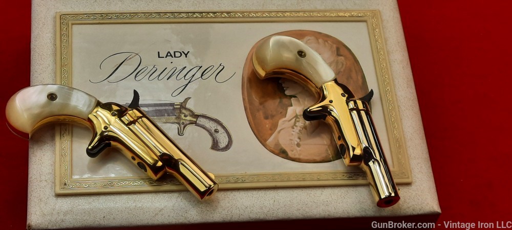 Colt Lady Deringer set * consecutive serial numbers* .22 short with case! -img-3