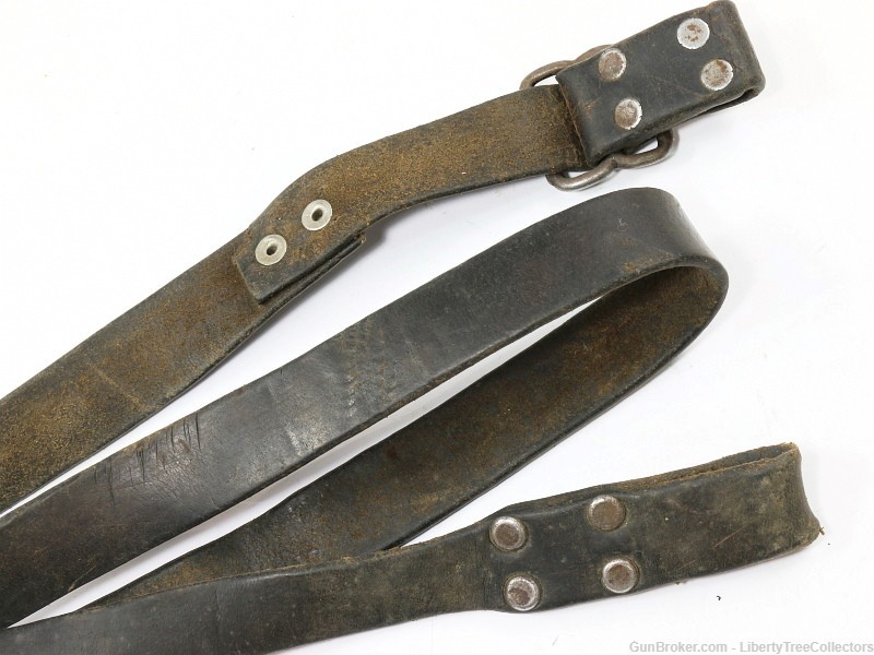 Finnish Civil Guard M30 Mosin Nagant Leather Sling EARLY BUCKLE Type-img-4