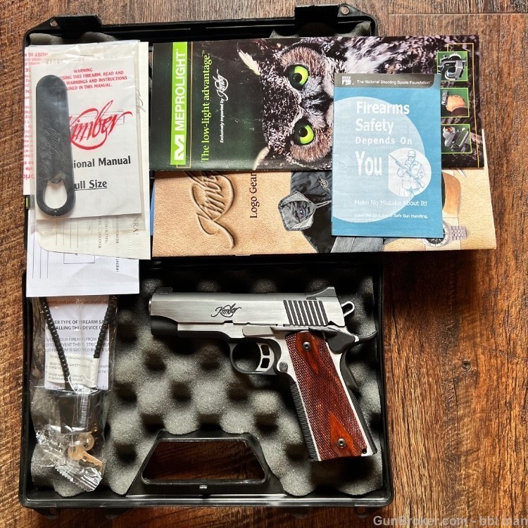 Kimber 45 ACP Eclipse Pro II 4" Pistol with Box EXCELLENT-img-0