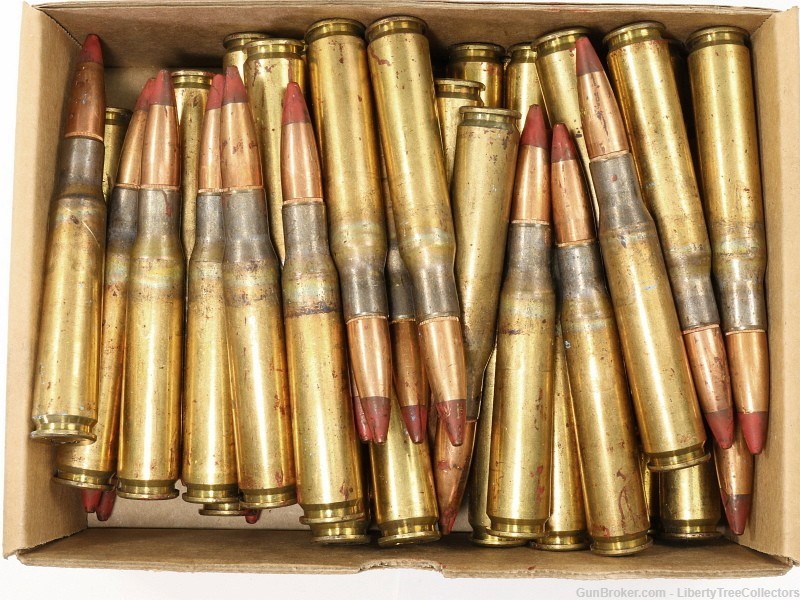 US WW2 50 BMG Ammunition Lot 50 Rnds-img-1