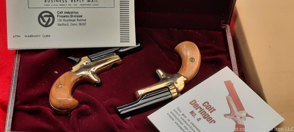 Colt Lord and Lady Deringer set *consecutive serial number* .22 short NIB! -img-24