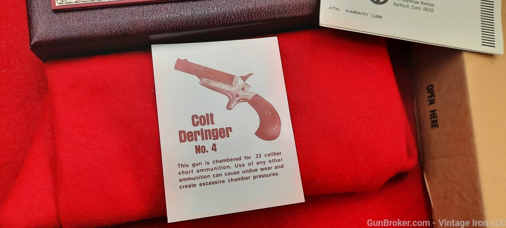 Colt Lord and Lady Deringer set *consecutive serial number* .22 short NIB! -img-8