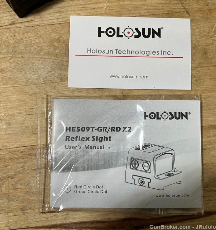 Holosun HE509T-RD X2 Reflex Optical Red Dot Sight NIB-img-11