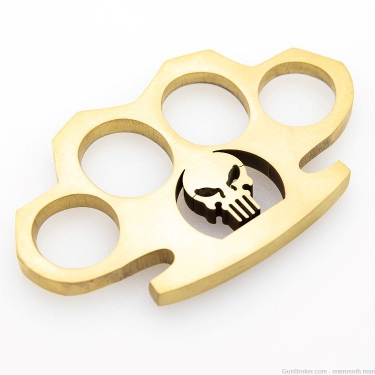 100% Solid Brass knuckles Old school style Made in USA-img-0