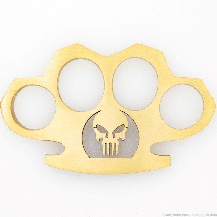 100% Solid Brass knuckles Old school style Made in USA-img-1