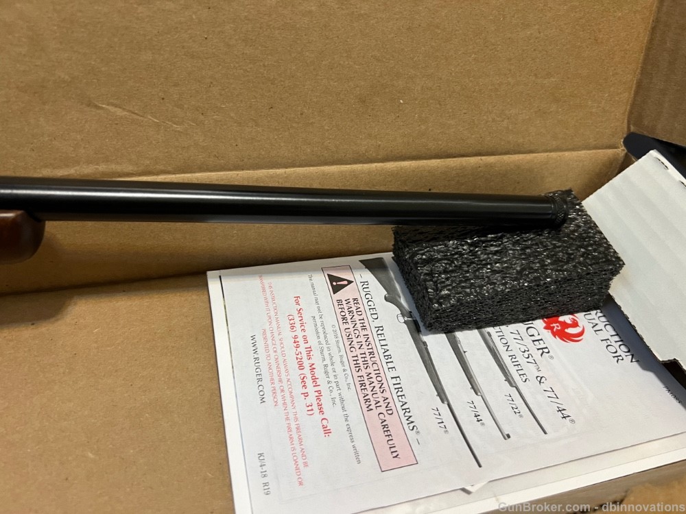 Ruger 77/22 .22 Hornet 07225 7225 20" NEW IN STOCK Bolt Action Rifle -img-7