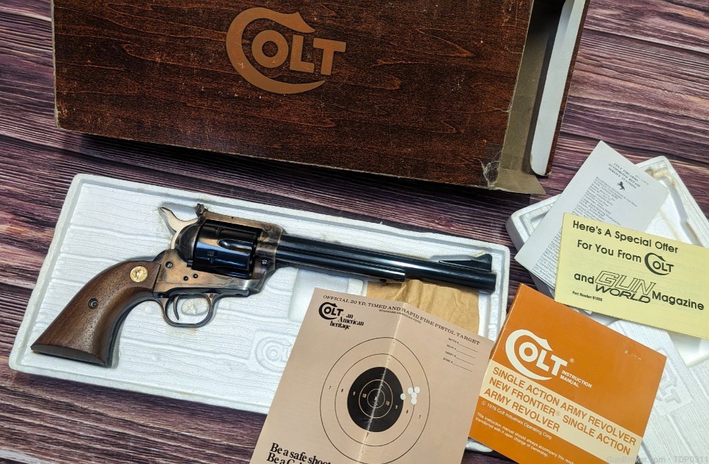 EXCEPTIONAL NEW IN BOX Colt SAA 3rd Gen .45 LC Revolver UNFIRED PENNY START-img-0