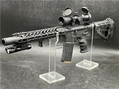 AR15 Myrls 10" 300 Blackout War Lance AR-15 Suppressor Ready Pistol AR15